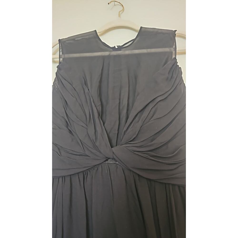 Giambattista Valli Silk Illusion Plunge Floral Print Gown Size IT 46 - Picture 3 of 8